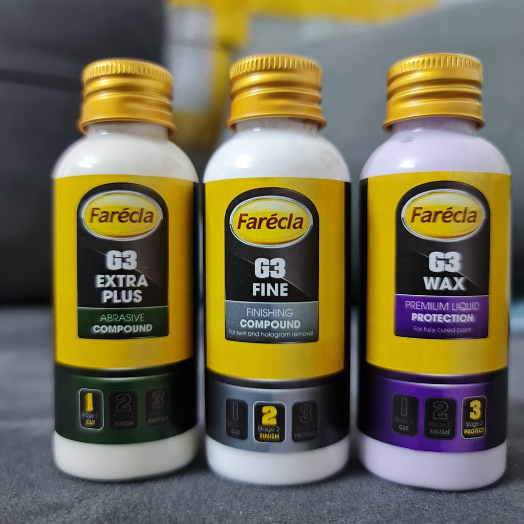 Xi đánh bóng 3 bước Farecla cho Epoxy resin và ôtô chuyên dụng