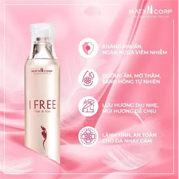 Combo dung dịch vệ sinh sinh học Ifree hồng se khít giảm ngay 120k