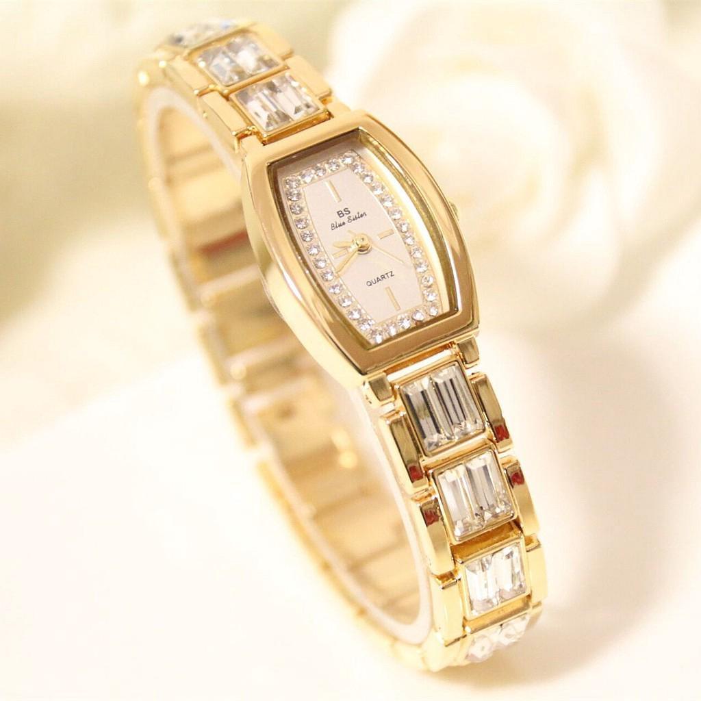 Đồng hồ quartz nữ mặt tròn bee sister