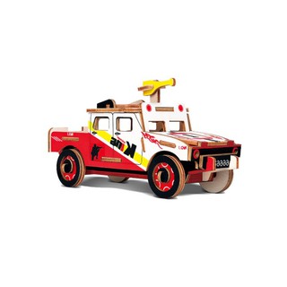 Đồ chơi lắp ráp gỗ 3D Mô hình Xe Ô tô Fiere Horse Laser HG-B006X