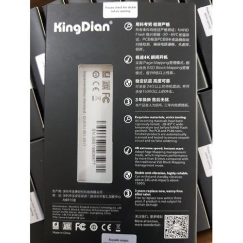 Ổ cứng SSD 128GB Kingdian NS100 2.5-Inch SATA III - Bảo hành 3 năm