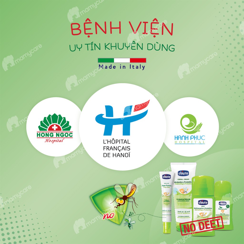 Lăn đa năng chống muỗi Chicco 60ml an toàn cho mẹ bầu và bé từ 2 tháng tuổi - MAMYCARE