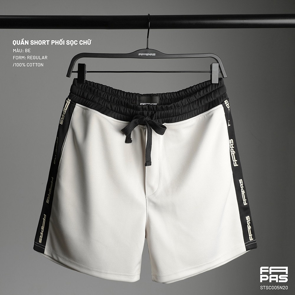 Quần Short FAPAS Phối Sọc Chữ | BigBuy360 - bigbuy360.vn