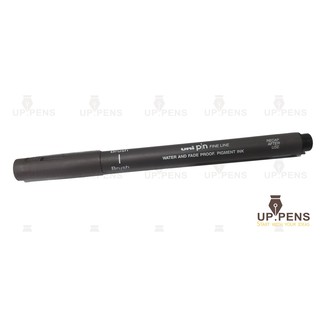 Bút lông viết chữ calligraphy Uni Pin Fine Line - Brush - Màu xám (Dark Grey)