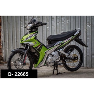 Tem rời Exciter 2006-2010 Xanh Chuối Độc