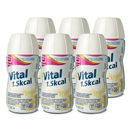 Lốc 6 chai Sữa nước Vital 1.5Kcal dành cho người kém hấp thu, ăn uống kém