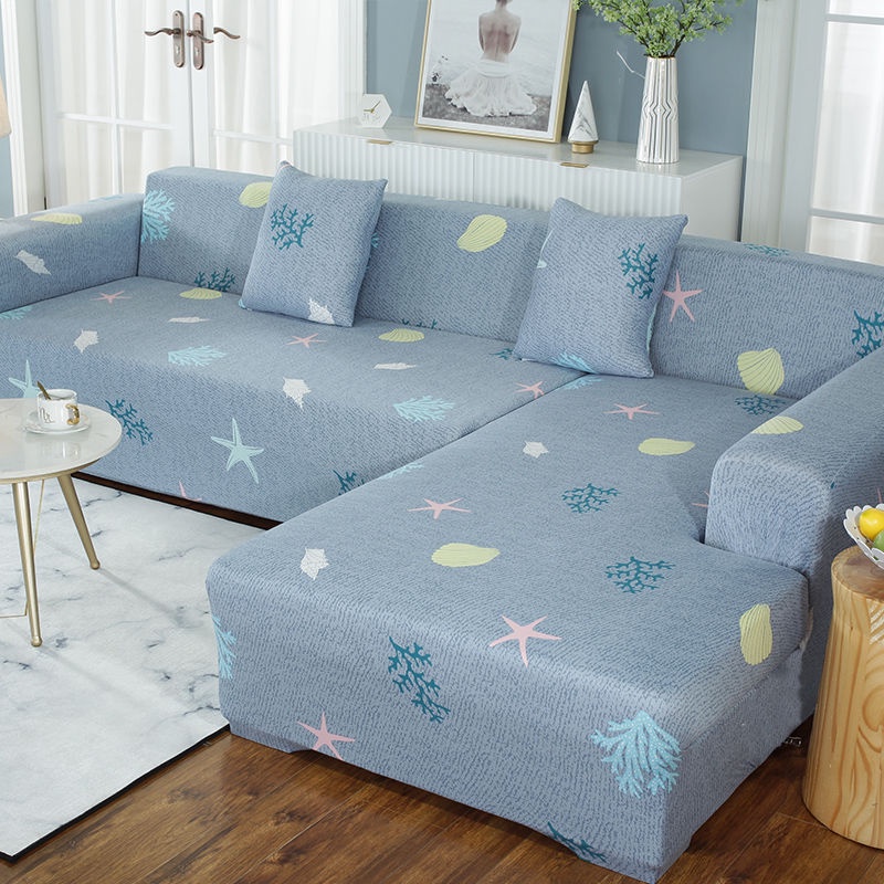 Vỏ Bọc Ghế Sofa Hình Chữ L Chống Trầy Xước 1-2-3-4