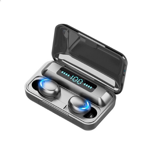 Tai nghe Bluetooth TAI000F9B Viet Nam F9 nút cảm ứng Bluetooth 5.0 Pin 280 giờ tích hợp sạc dự phòng