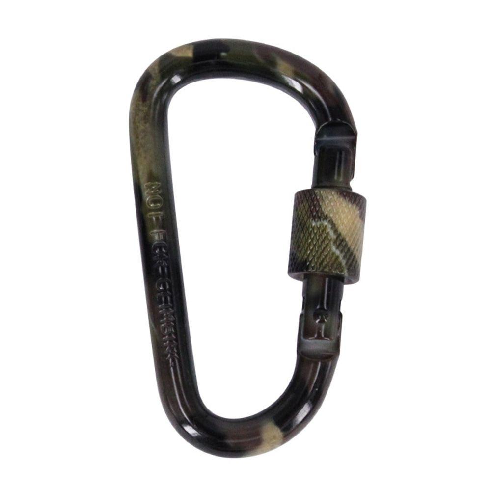 Bộ 2 Móc Khóa Leo Núi Bằng Hợp Kim Nhôm Màu Đen Chất Lượng Cao