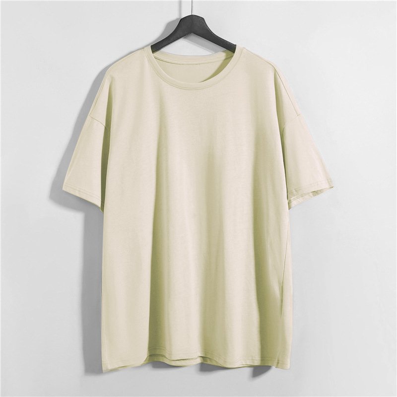 Áo thun trơn nam nữ tay lỡ freesize 12 màu