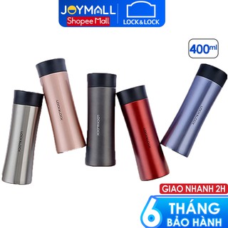 [LIFEHL206 giảm 100% đơn 0đ] Bình Giữ Nhiệt One Hand Lock&Lock LHC4028 (400ml) - Ruột Bằng Thép Không Gỉ Inox304