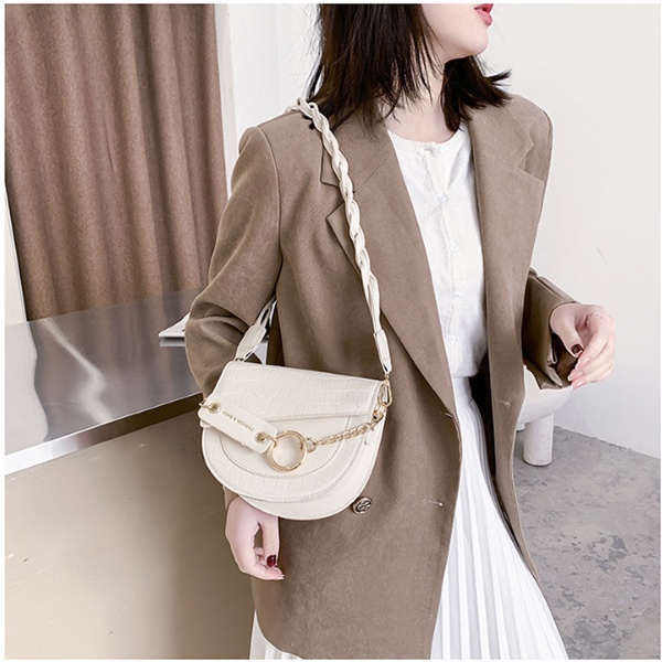 Túi Xách Nữ Yên Ngựa, Túi Đeo Chéo 2 Dây vintage YN66