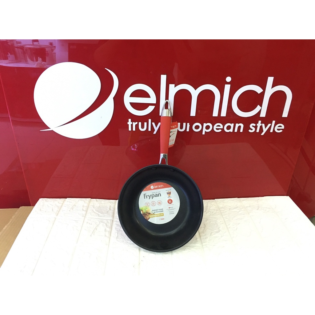 Chảo inox chống dính Elmich nhập khẩu Séc size 20cm 28cm mã 6364