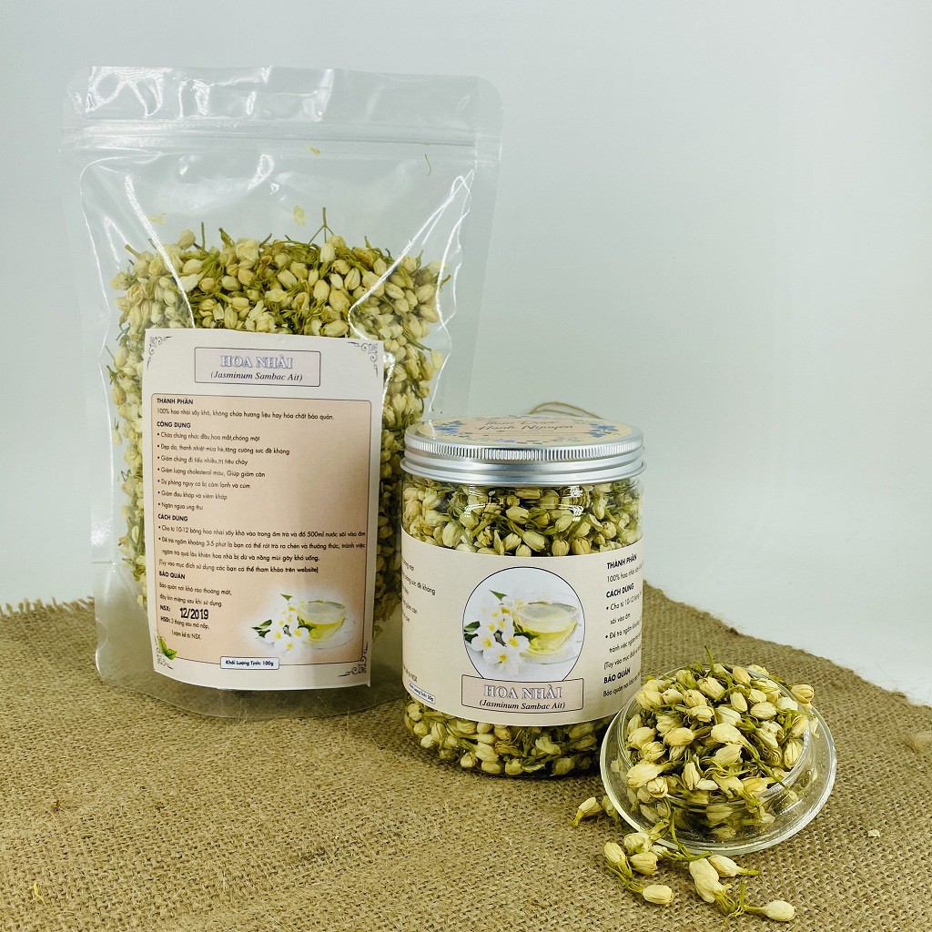 Hộp 150gr Trà Hoa Nhài (Nụ trắng, thơm, đẹp) | BigBuy360 - bigbuy360.vn