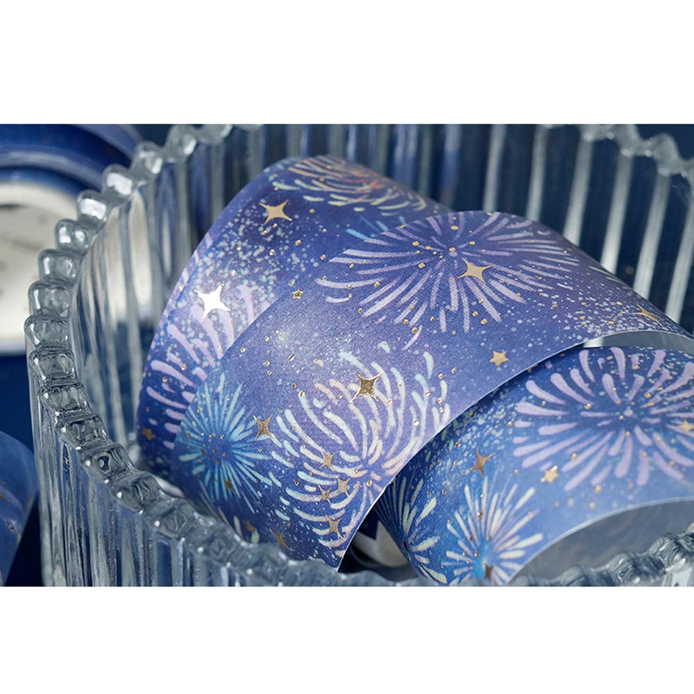 Băng keo dán trang trí sổ tay họa tiết galaxy độc đáo