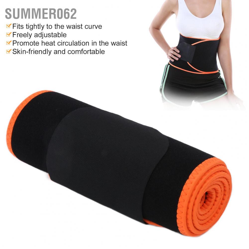 [Hàng Sẵn] Đai tập thể dục Yoga Sweat Belt Đai thể thao Màu Đai tập thể dục Bụng【Summer062】