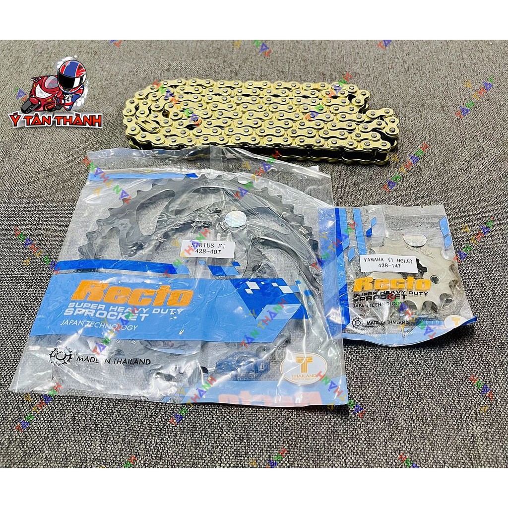 nhông sên đĩa recto xe sirius Fi 0593