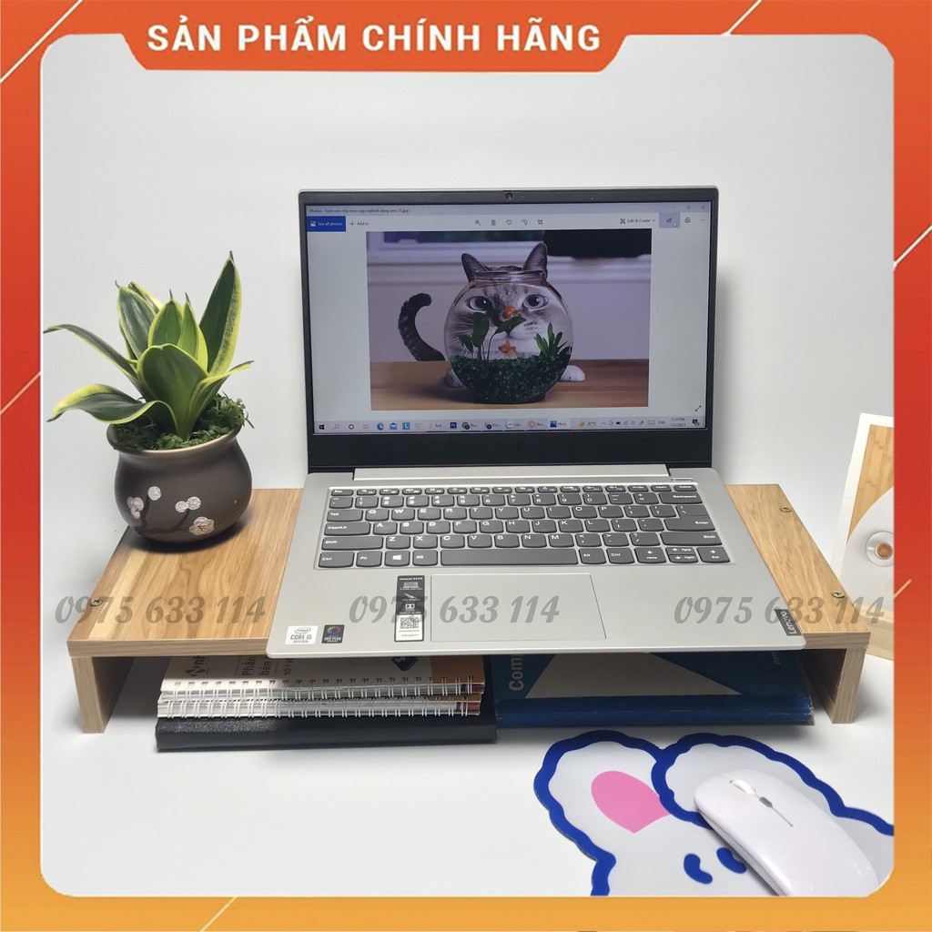 Kệ máy tính📌FREESHIP📌 Kệ gỗ để laptop, màn hình máy tính nhỏ gọn, tiện lợi (K4)