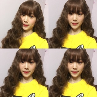 Bộ xoăn sóng nước nguyên đầu + lưới chụp tóc