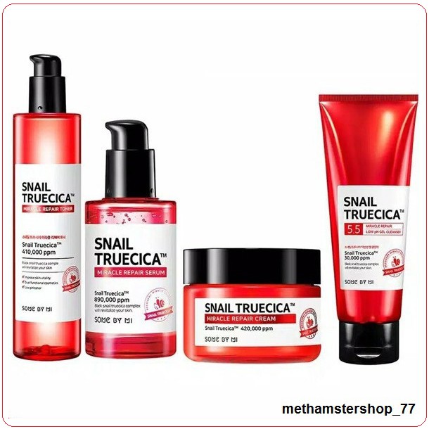 Some By Mi Snail Truecica Miracle Repair - Phục Hồi, Tái Tạo Da Ốc Sên