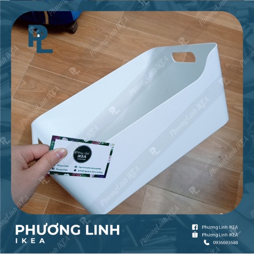 Hộp đựng đồ bếp to kt 34x24cm VARIERA IKEA
