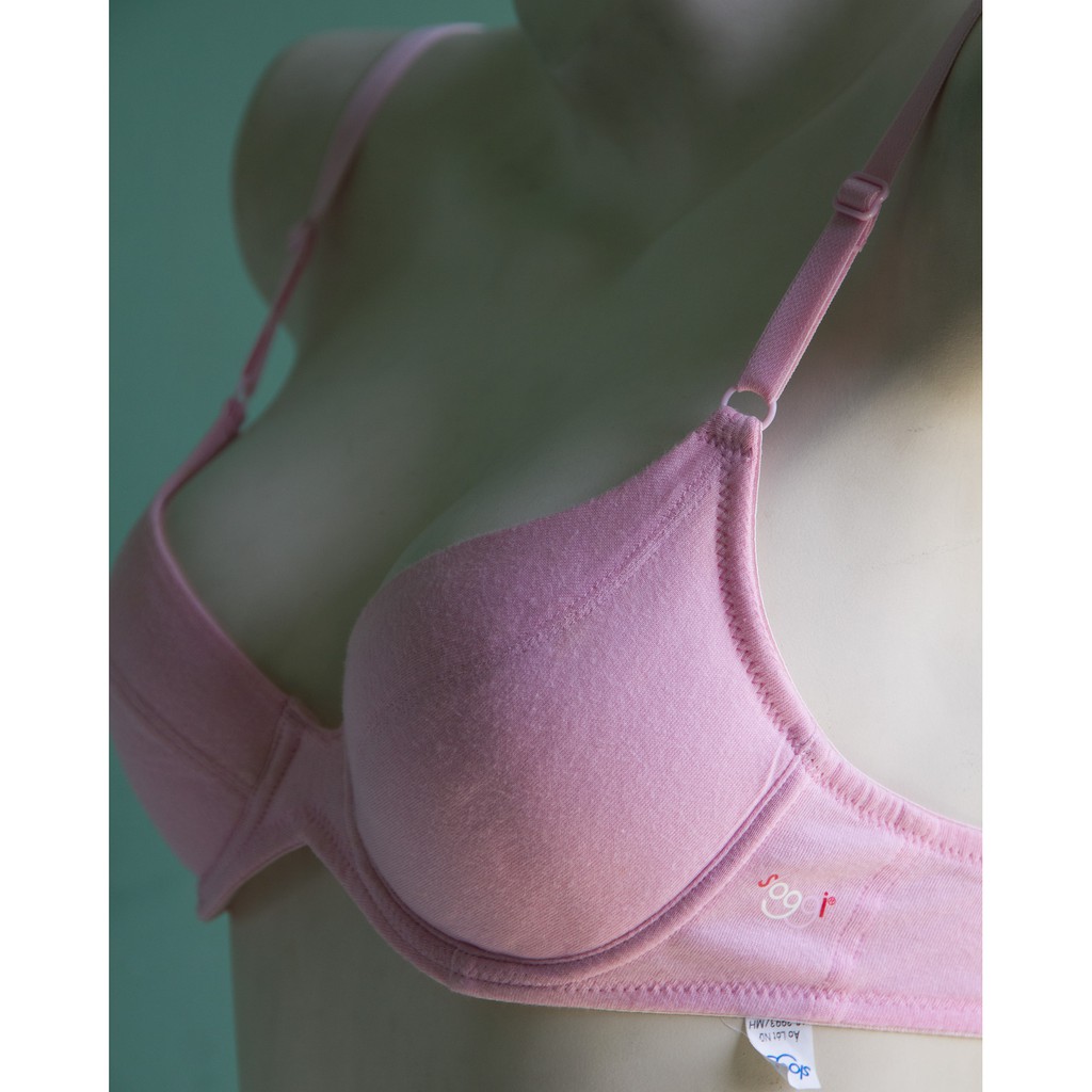 Áo Ngực Triumph Sloggi dotty Cotton Hồng Trẻ Trung