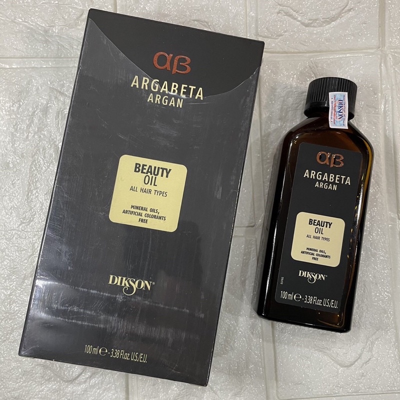 Tinh dầu Dikson Argabeta Oil (Italy) phục hồi tóc hư tổn 100ml ( New 2021 )