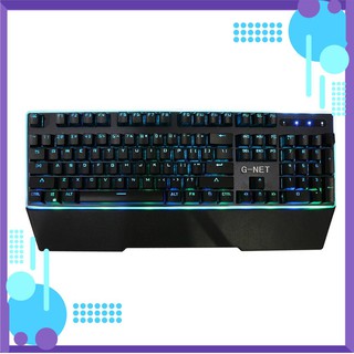 [Tặng mã 50k] Bàn phím cơ G-Net K88 - Led RGB - Switch quang học - Màu đen - BH 12 tháng [Xả kho]