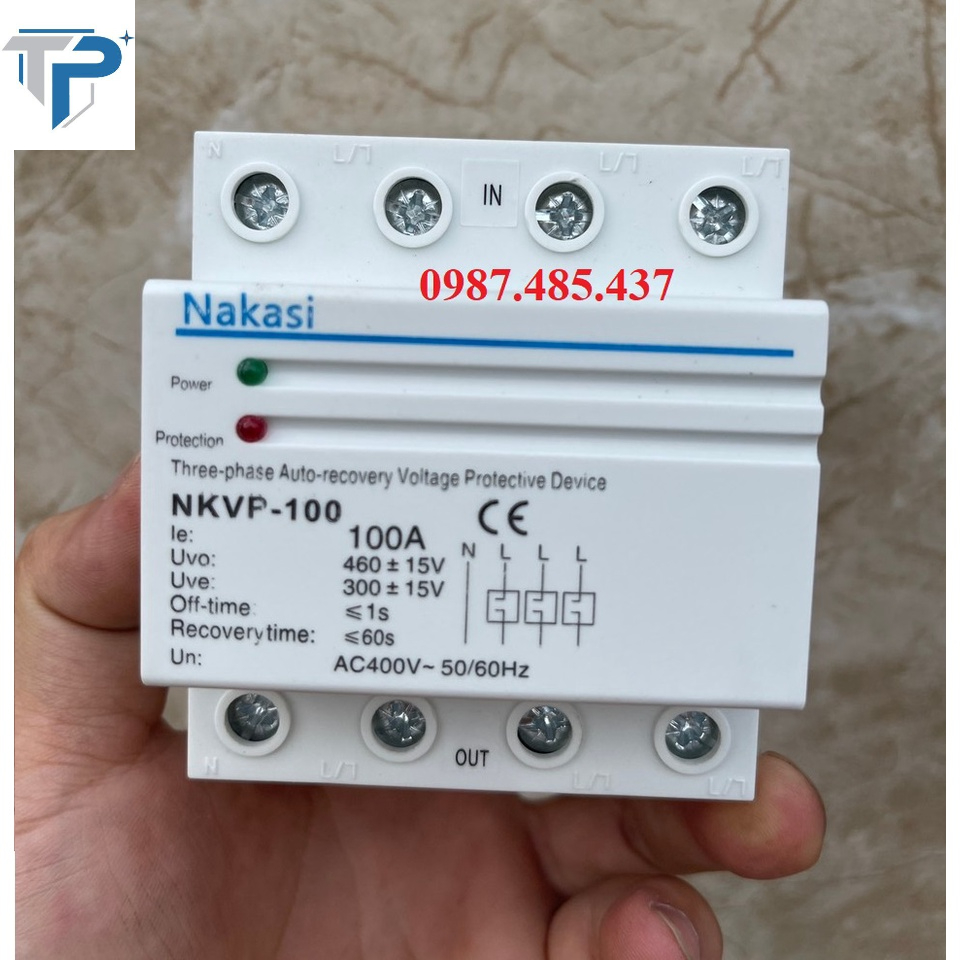 Bảo vệ mất pha, Bảo vệ điện áp cho nguồn điện 3 pha công suất lớn
