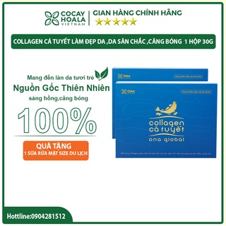 Collagen cá tuyết Nauy - Collagen làm đẹp da, da săn chắc, căng bóng ngậm nước ẩm mượt