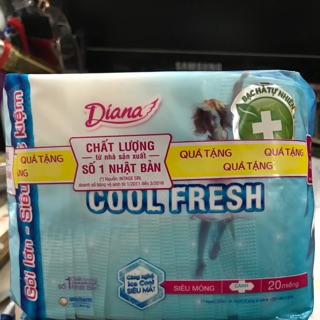 Combo 6 gói băng vệ sinh dianna cool fresh