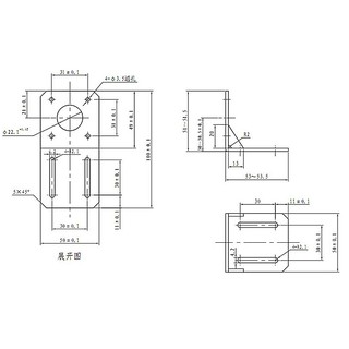 Gá động cơ bước 42, 57