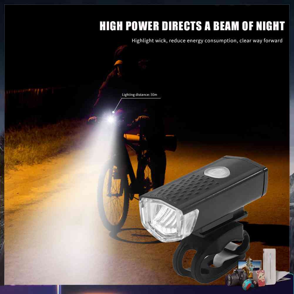 Bộ Đèn Pha LED Và Chuông An Toàn Ban Đêm Cho Xe Đạp