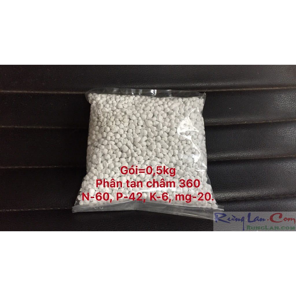 Phân nhật NPK 6-40-6-15mg tan chậm trắng 360 ngày.Gói=0,5kg