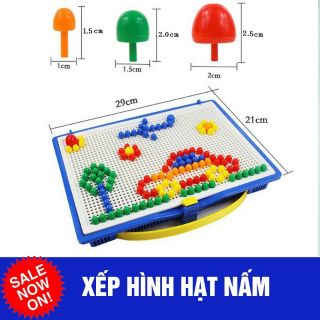 Đồ chơi xếp hình hạt nấm