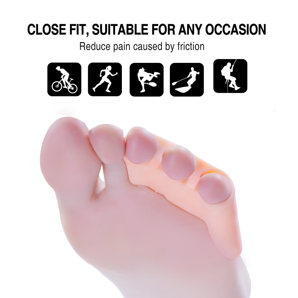 [Hàng mới về] Dụng cụ tách ngón chân bằng silicone tiện dụng