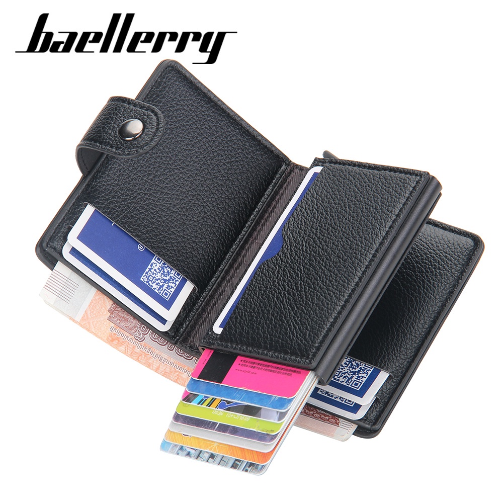 Ví da BAELLERRY thiết kế thời trang chống khử từ cho nam