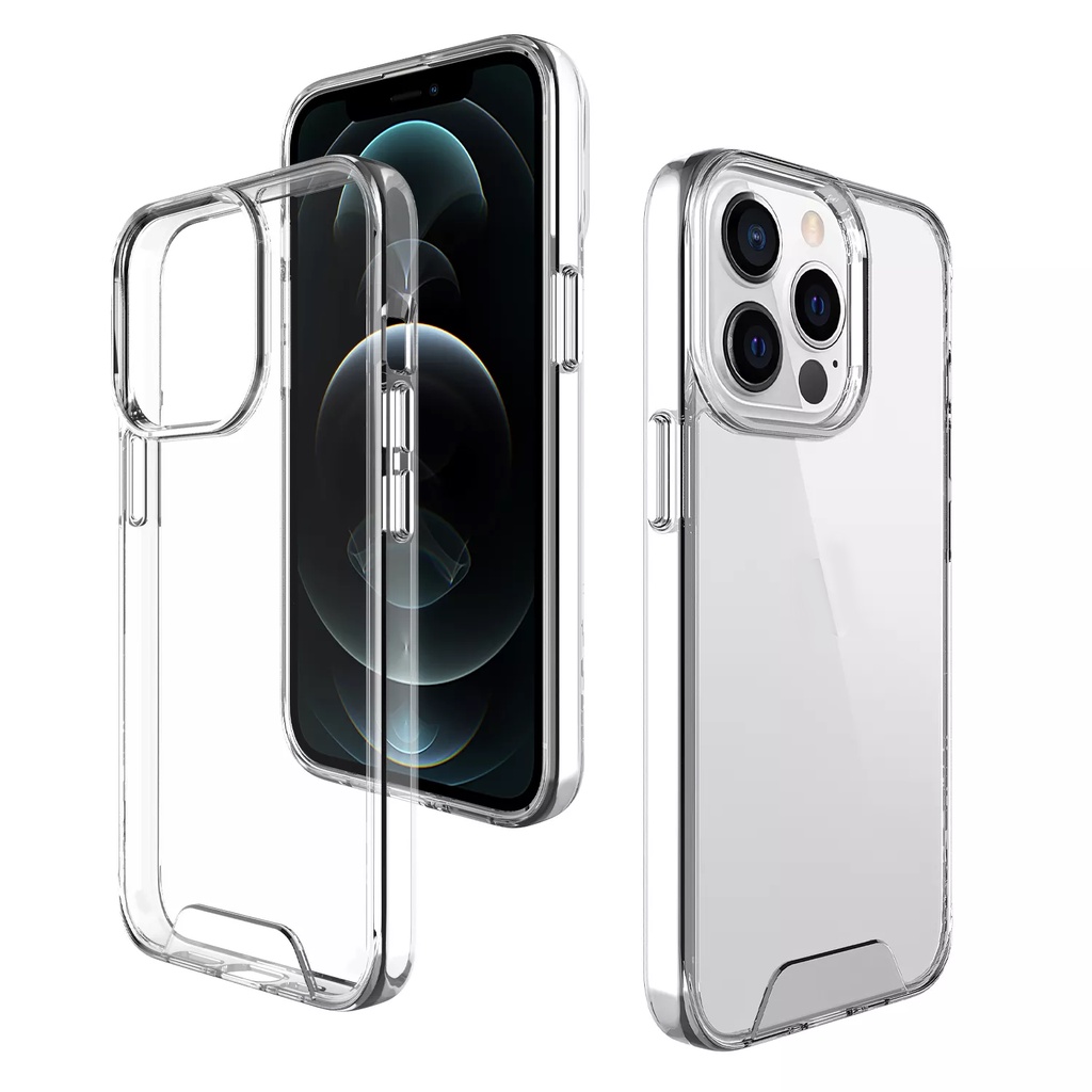 Ốp Lưng trong suốt SPACE chống sốc, chống ố vàng cho các dòng điện thoại iPhone  - Nhất Tín Computer