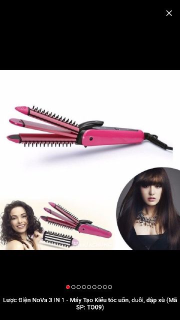 Lược Điện Làm Tóc 3 trong 1 Đa Chức Năng