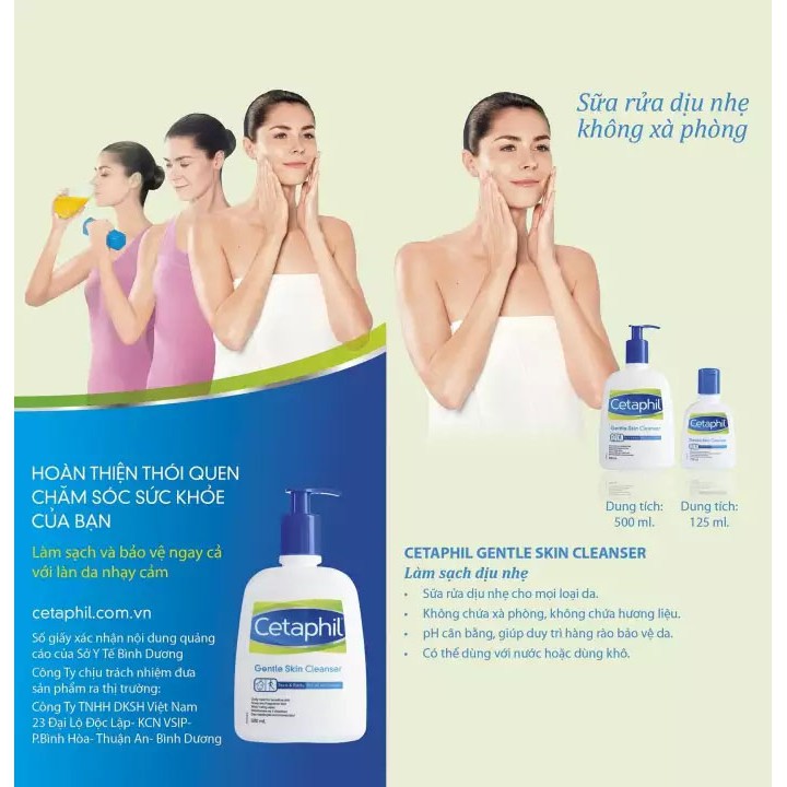 Sữa rửa mặt CETAPHIL Gentle Skin Cleanser Được Bác Sĩ Da Liễu Khuyên Dùng - Krixi Cosmectis | BigBuy360 - bigbuy360.vn