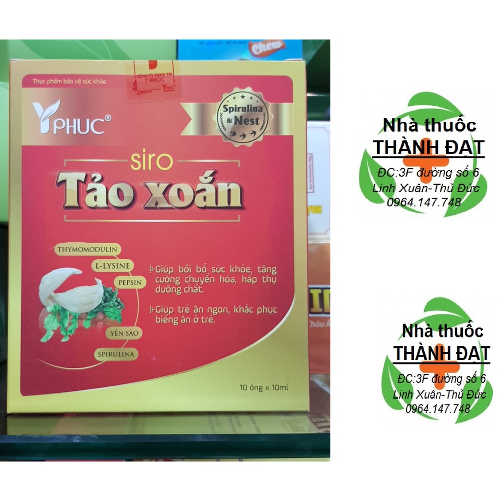 SIRO TẢO XOẮN YPHUC (DẠNG ỐNG) y phuc