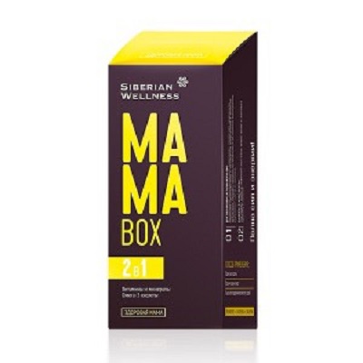 Thực phẩm siberian Mama Box , giúp bổ sung vitamine và khoáng chất, hỗ trợ tăng cường sức đề kháng khỏe mạnh, hộp 30 gói