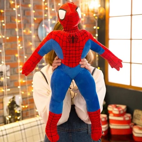 Gấu Bông Người Nhện Spider Man Gối Ôm Cho Bé Size 70cm Hahuma SNS70
