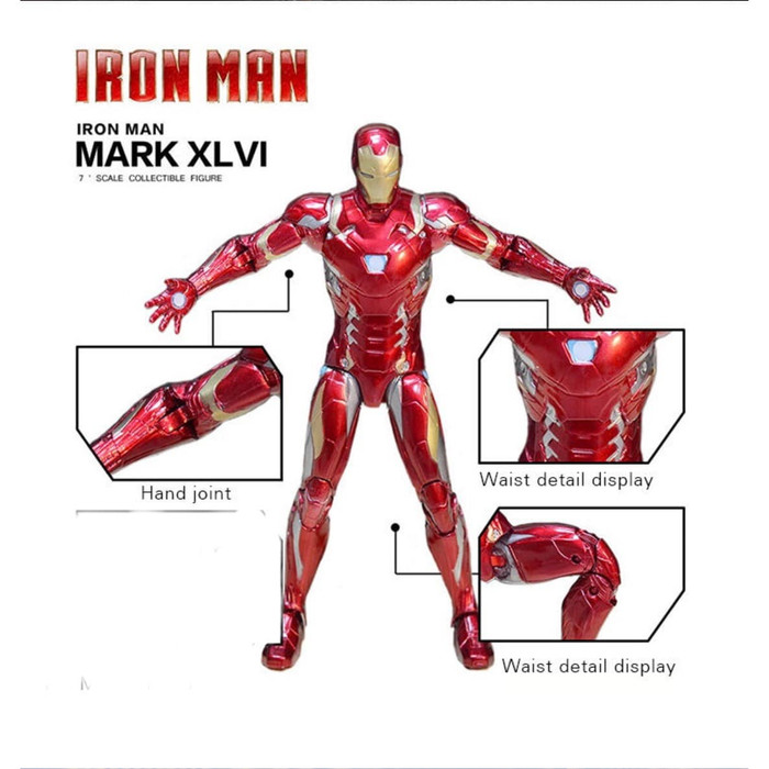 Mô Hình Nhân Vật Iron Man Mark 46