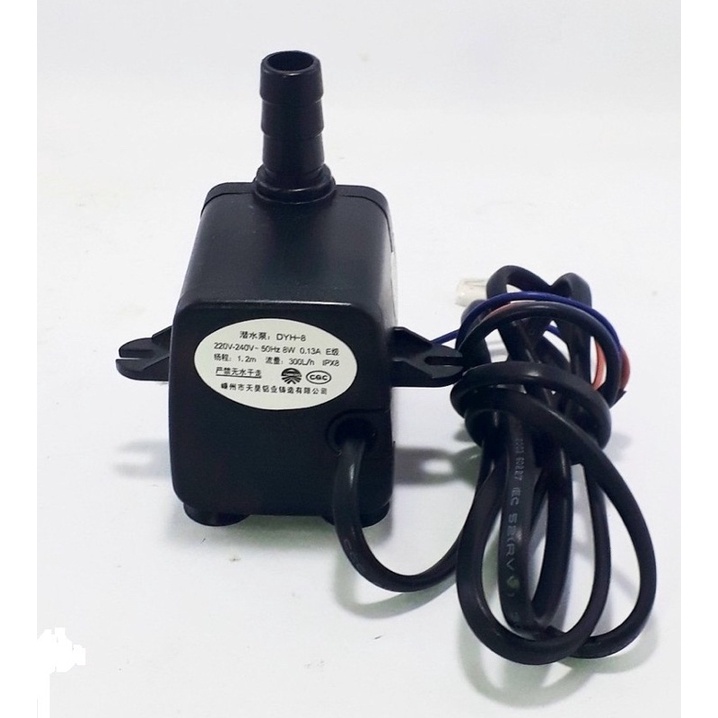 Bơm nước cho quạt điều hoà 8w loại tốt nhựa abs