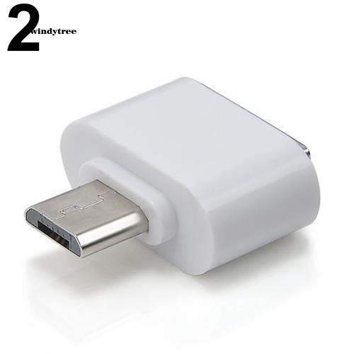 Đầu chuyển đổi OTG wdte _ Micro USB sang USB 2.0 cho điện thoại Android , máy tính bảng