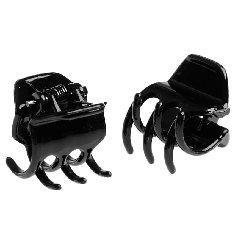 Set 12 Kẹp Tóc Nhựa Mini Tạo Kiểu Thời Trang Cho Nữ Mới