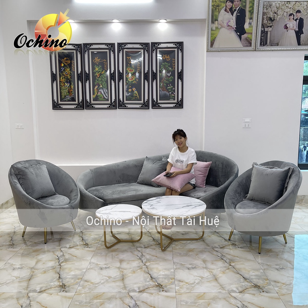 Ghế Sofa có tựa lưng mẫu thuyền cao cấp để phòng khách hoặc shop dài 1m6 ( đủ màu)