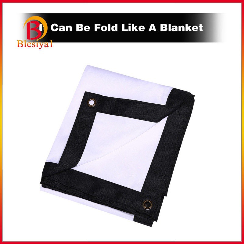 [BLESIYA1] Soft Projector Screen High Contrast Collapsible Hanging Hole Grommets 16:9 | BigBuy360 - bigbuy360.vn
