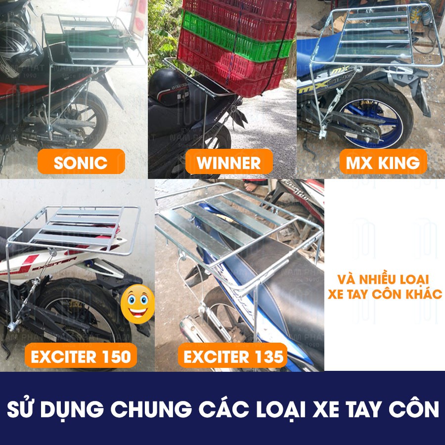 Baga Chở Hàng Nam Phát 50cm X 60cm Thường Không Mở Cốp Sử Dụng Nhiều Loại Xe